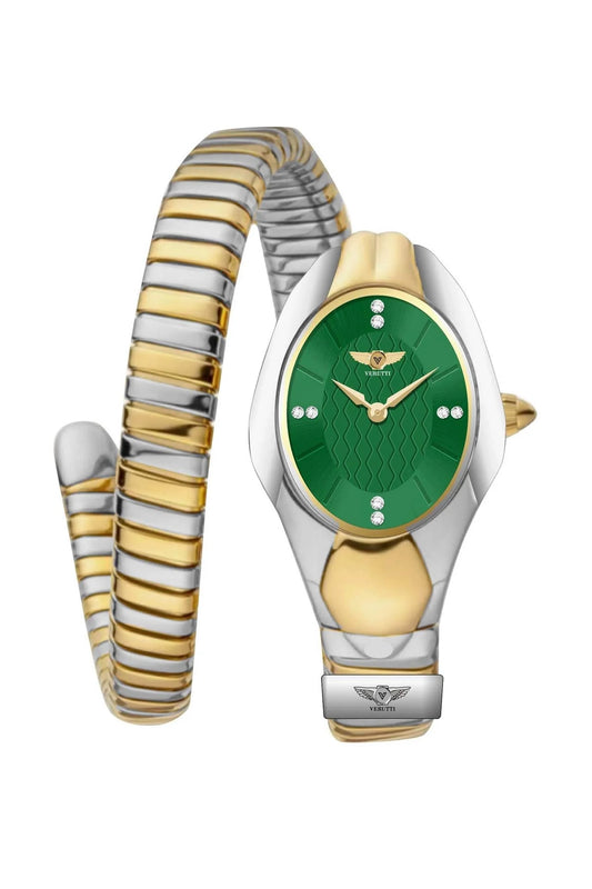 Women’s Luxury Watch – Verutti 1035-2, Serpente Verde Edition